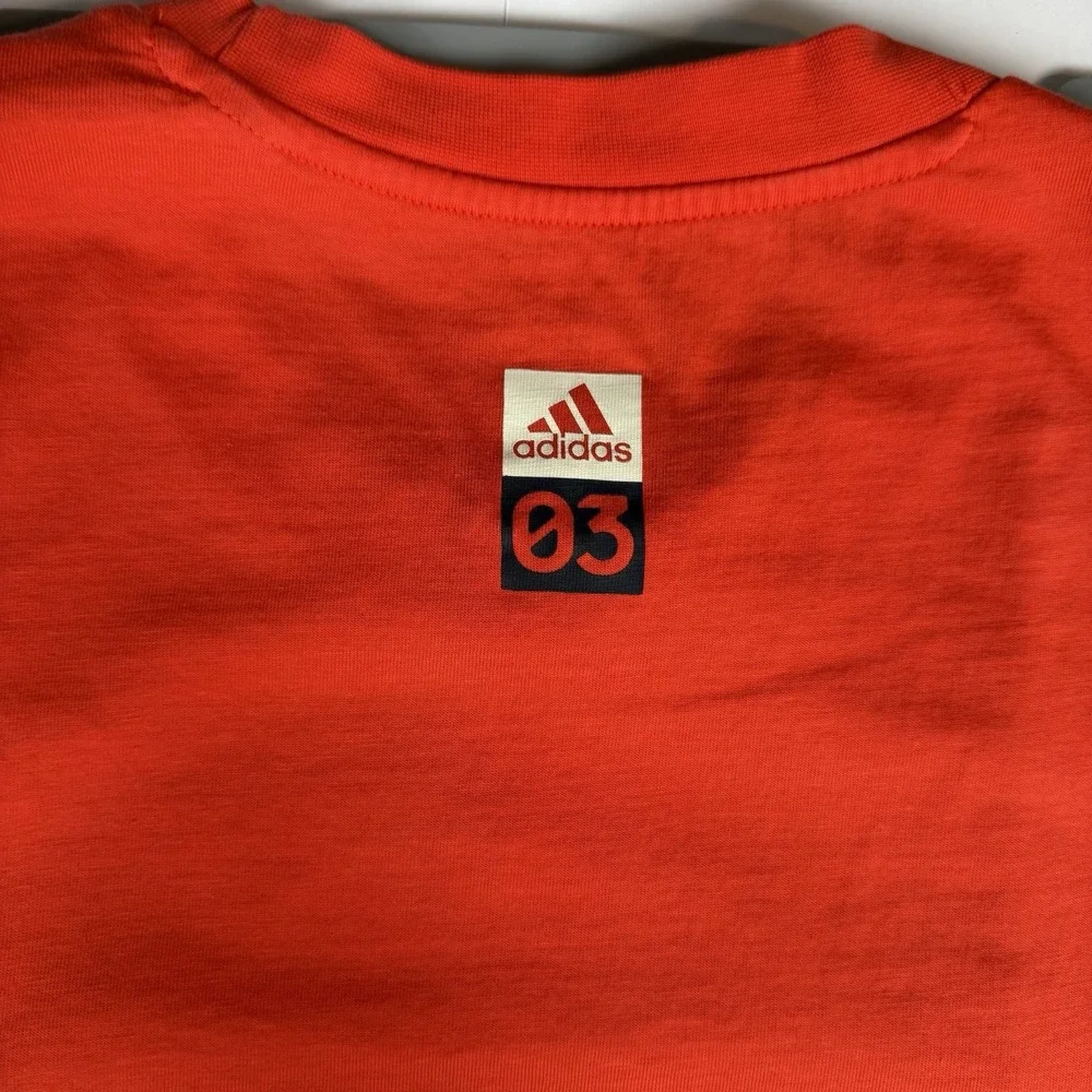 adidas T-Shirt‎ Men's Large Red/orange USA Graphic